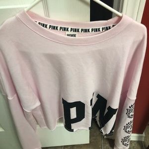 Pink size small crop
